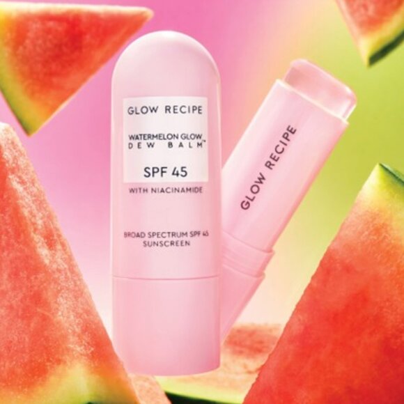 New Glow Recipe Watermelon Glow Niacinamide Dew Balm Sunscreen Stick- SPF 45 - Picture 1 of 4
